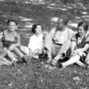 Rodina Lubichova, Trident 1929. Zleva sestra Carla, bratr Gino, Chiara, otec Luigi, matka Luigia a sestra Liliana